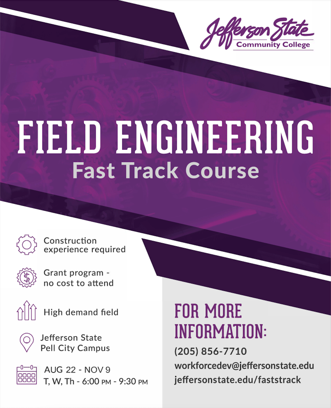 JSCC Field Engineering Fall Class Alabama AGC